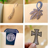 Cute Lovely Snowflake Bookmark Paper Clip