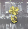 Four-leaf Clover Reading Metal Clip Bookmark